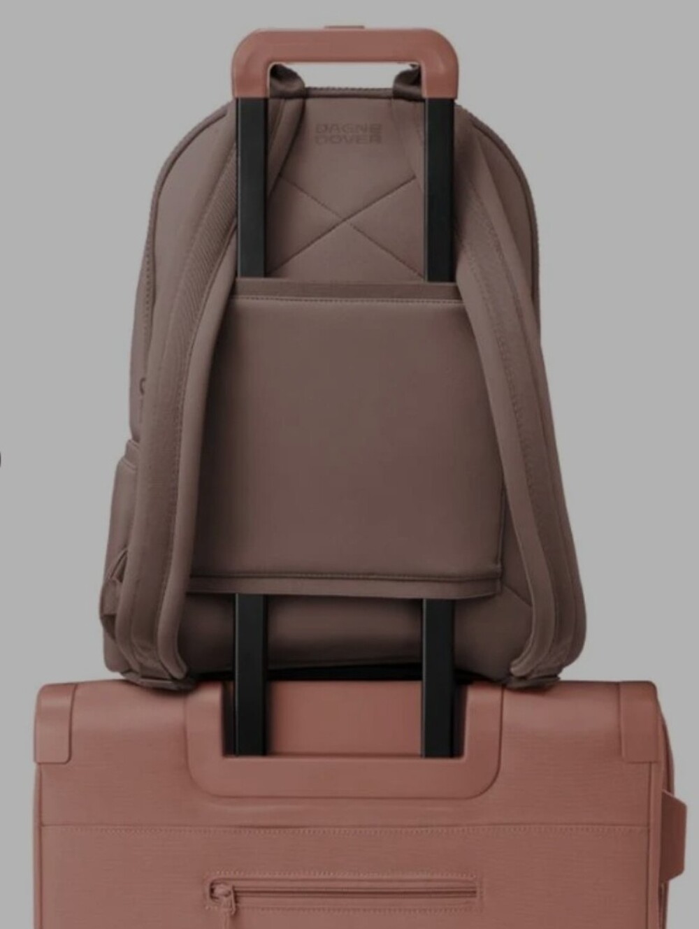 Dagne Grover Dakota Travel Laptop Backpack Bright Red Orange Color Medium - Picture 13 of 13